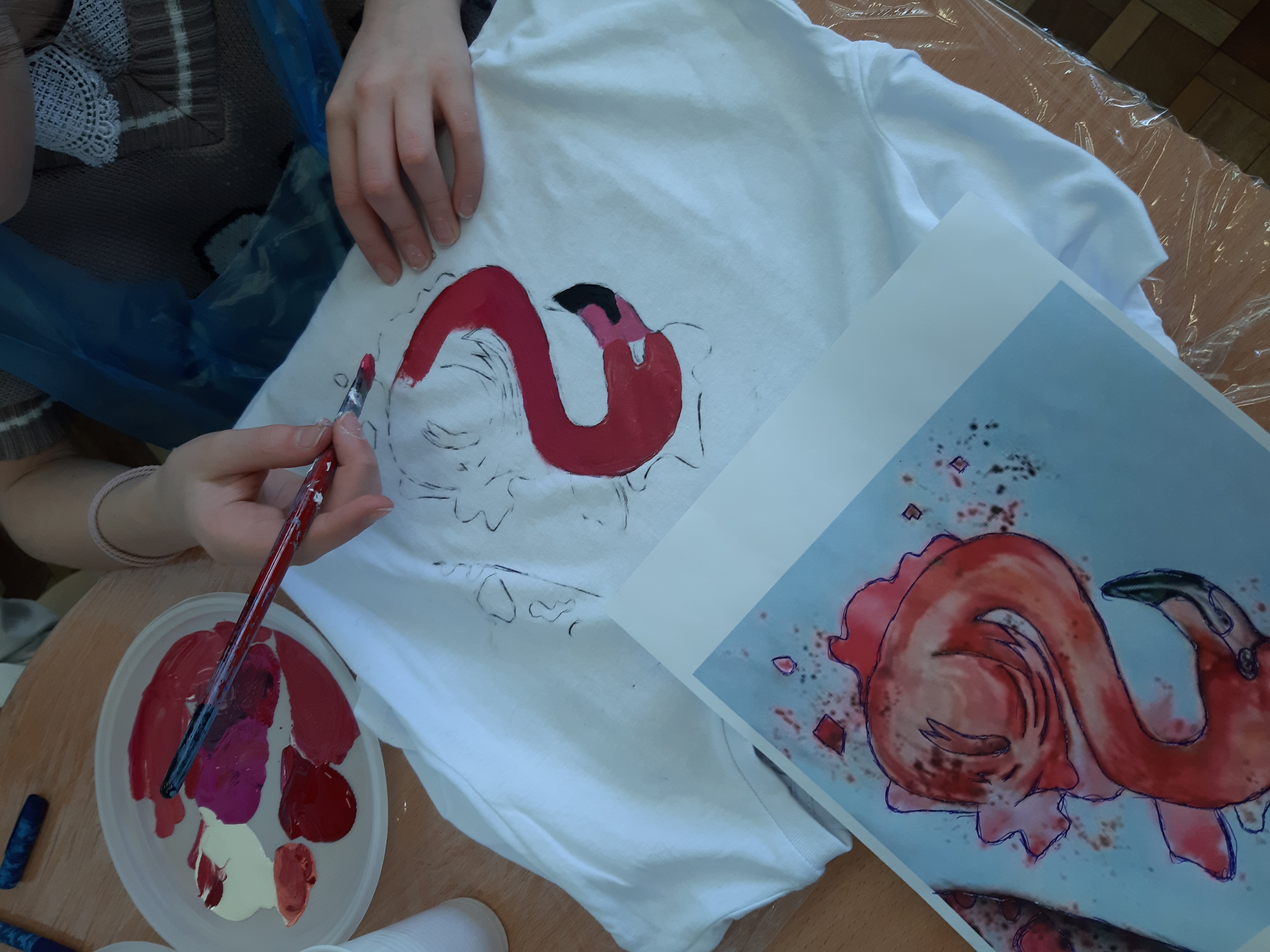 Выездной Детский мастер-класс по росписи футболок